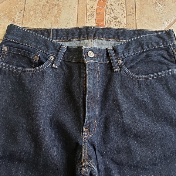LEVI'S MENS 514 STRAIGHT JEANS:PRE-OWNED 34 X 30 (PAIR #1) - Picture 7 of 14